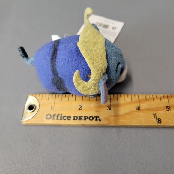 Tsum Tsum Zootopia Plush Chief Bogo Buffalo Police Cop Blue Mini 3.5" Toy New - Picture 14 of 16